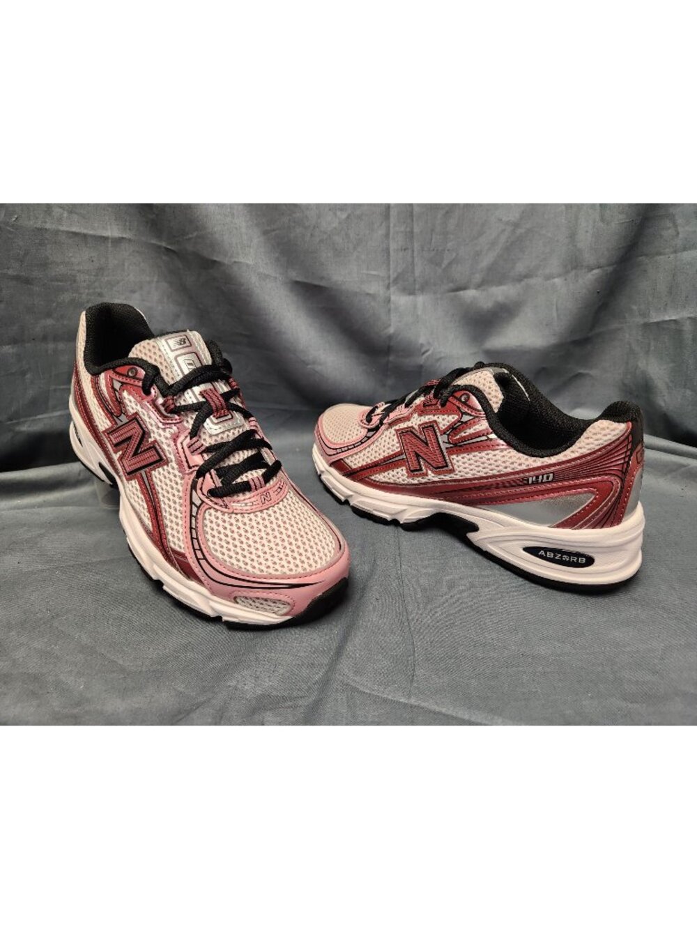 New Balance 740 Sneakers U740PG2 Washed Burgundy Pink Taffy Size 7.5 NEW NO BOX
